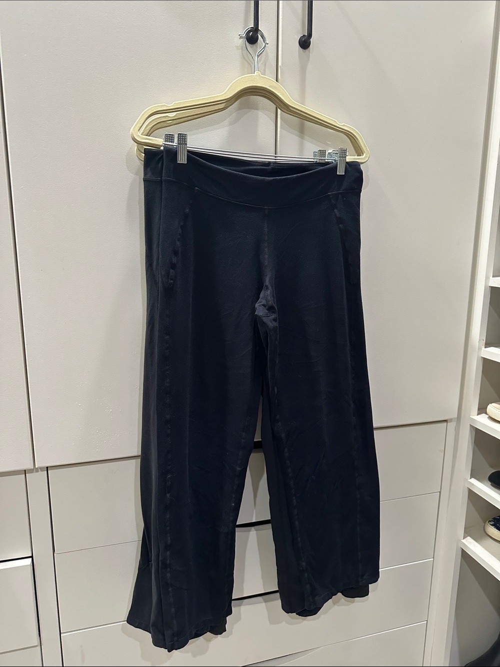 Title Nine Black Wide-Leg Track Pants